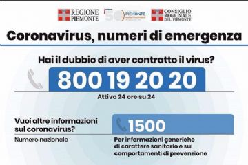 INFORMAZIONI PER LA POPOLAZIONE SULL'EPIDEMIA DA CORONAVIRUS (COVID-19)